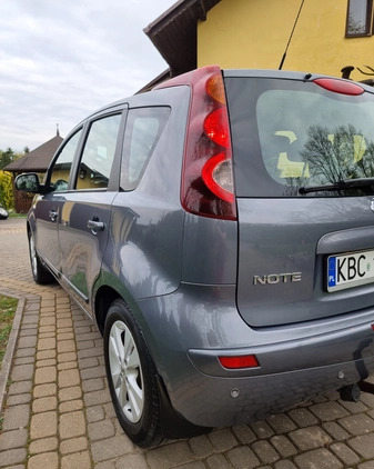 Nissan Note cena 16500 przebieg: 120000, rok produkcji 2009 z Szepietowo małe 301